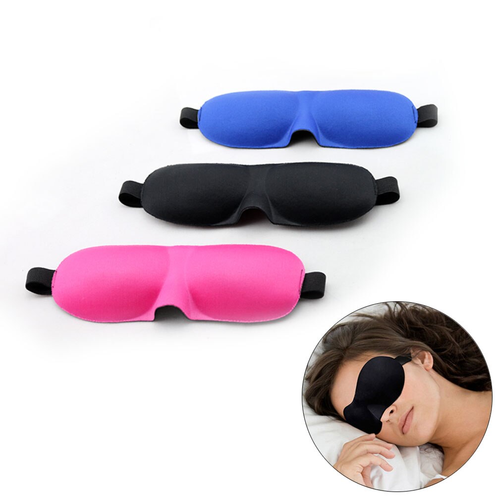 3D Sleeping eye mask Travel Rest Aid Eye Mask Cover Patch Paded Soft Sleeping Mask Blindfold Eye Relax Massager Beauty Tools