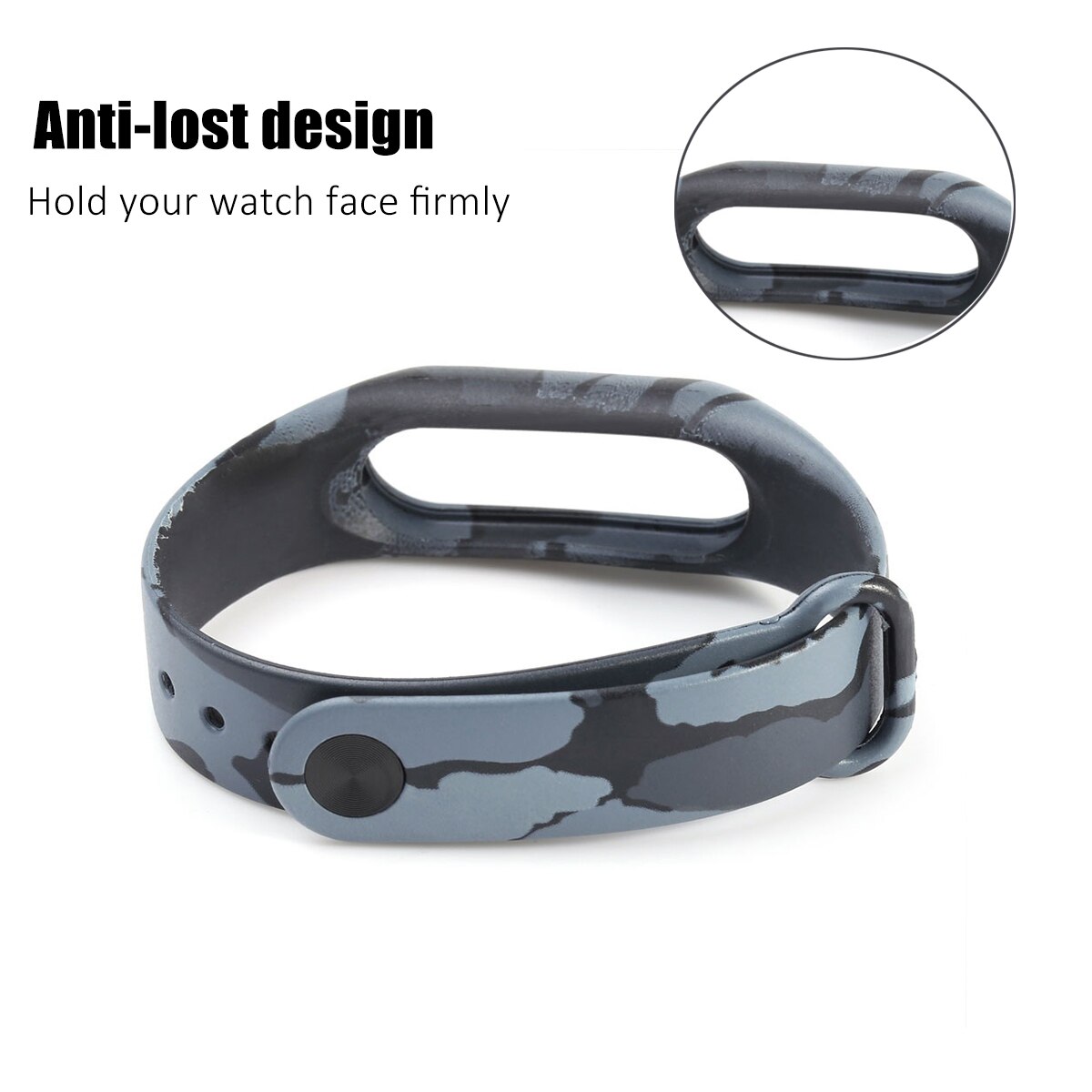 Print Pattern Bracelets Mi Band5 Mi Band 6 Strap Sports Wristband Adjustable Bracelets For Sport Silicone TPU straps