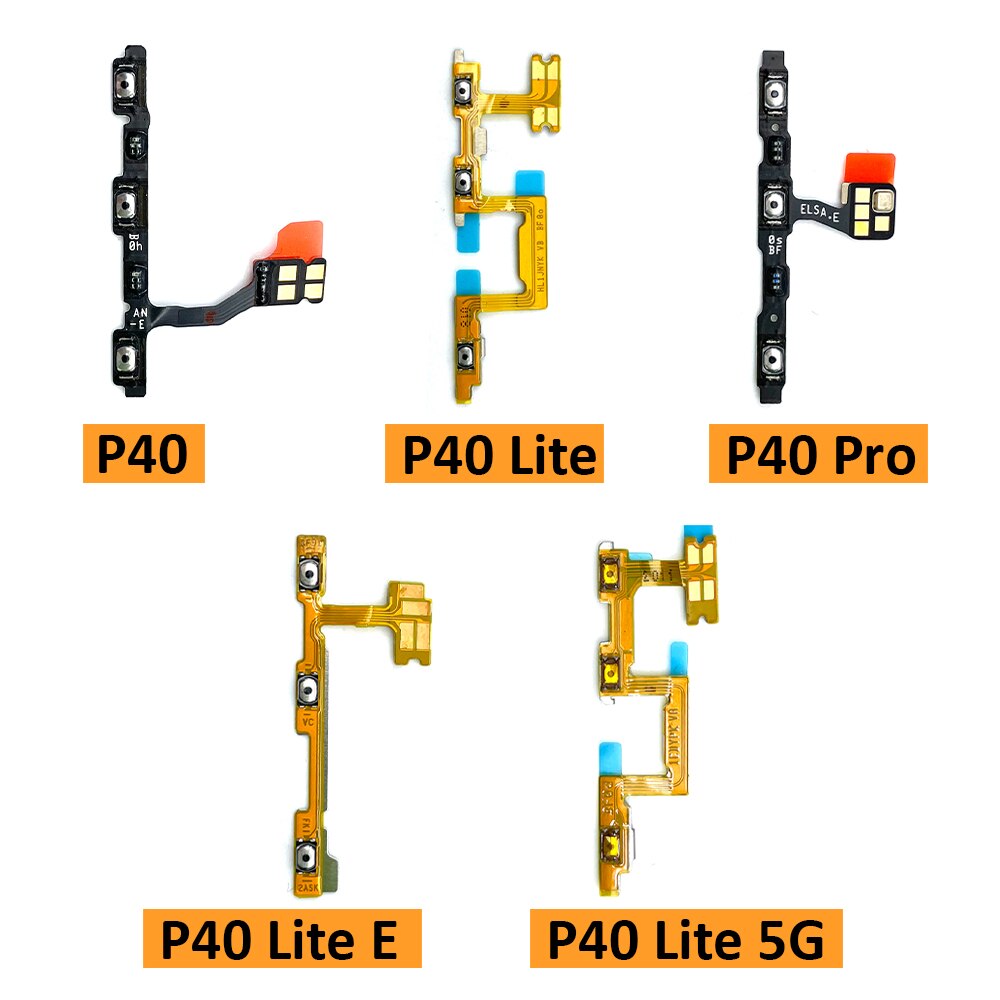 Nuovo accensione Off tasto laterale tasto Volume pulsante Flex cavo a nastro per Huawei P10 P20 P30 P40 Lite Pro P40 Lite 5G P40 Lite E