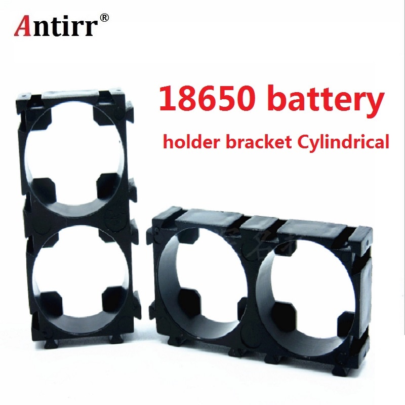 100 Stks/partij Plastic 18650 Batterij Houder Beugel Cilindrische 18650 Case Mobiele Houder Veiligheid Anti Trillingen Li-Ion Batterij Houder