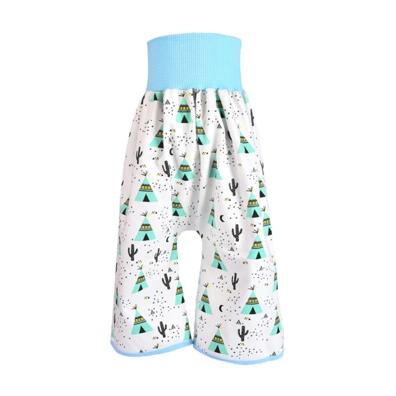 2 in 1 comfortabele babyluier rok shorts puur katoen anti-bedplassen waterdicht absorberend wasbaar trainingsluierbroekje: 8