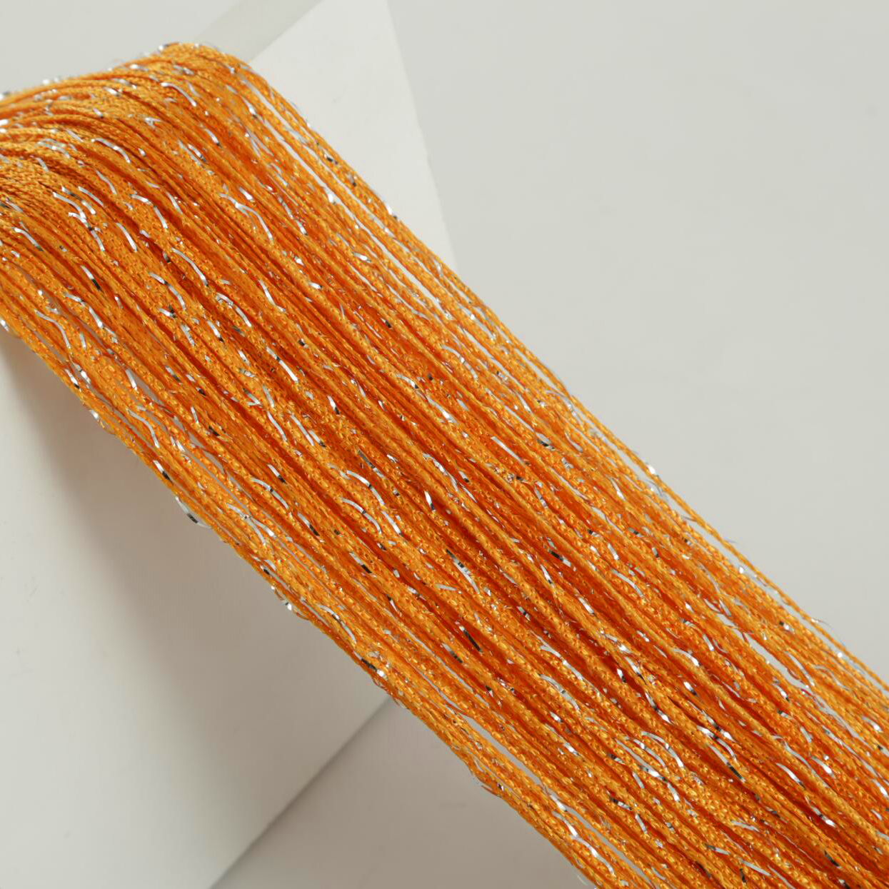 1 peça 100x200cm corda de glitter decorativa porta cortina contas divisória sala borla tecido poliéster painel janela 1x2m: Violeta