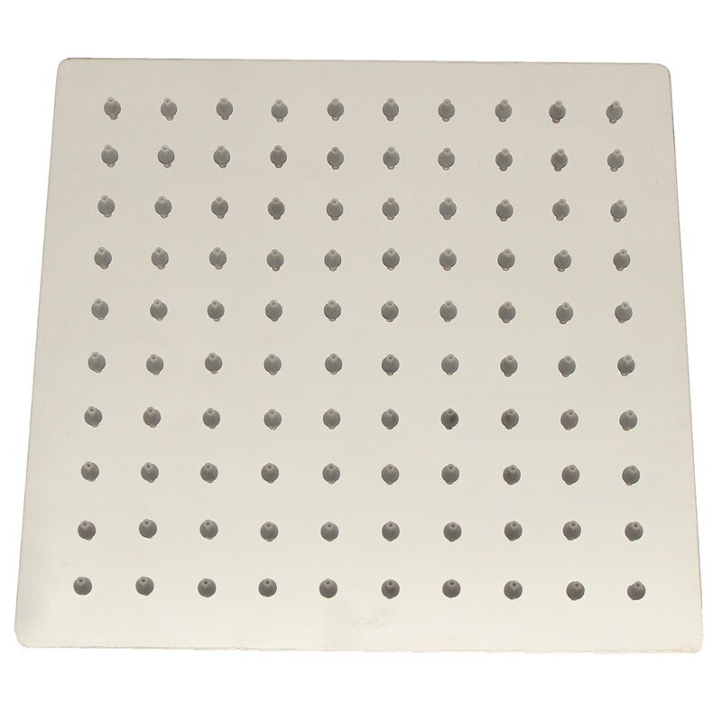 Regndusjhode rustfritt stål ultratynne dusjhoder 20 x 20cm 8 tommers firkantet regndusj dårlig topp tynn sprøyte