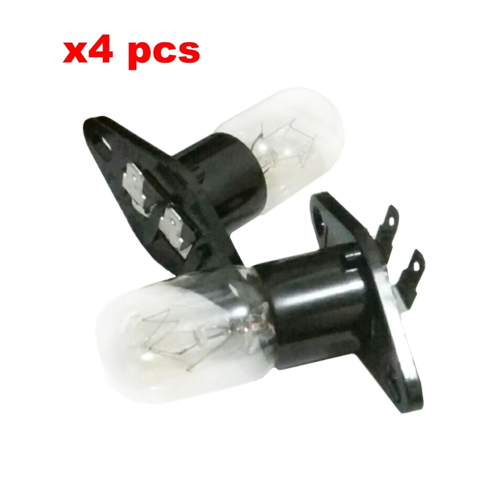 4 teile/los Neue Ofen Licht Mikrowelle Globale Licht Lampe Birne Basis 220 V-250 V 2A 20W Ersatz Universal-