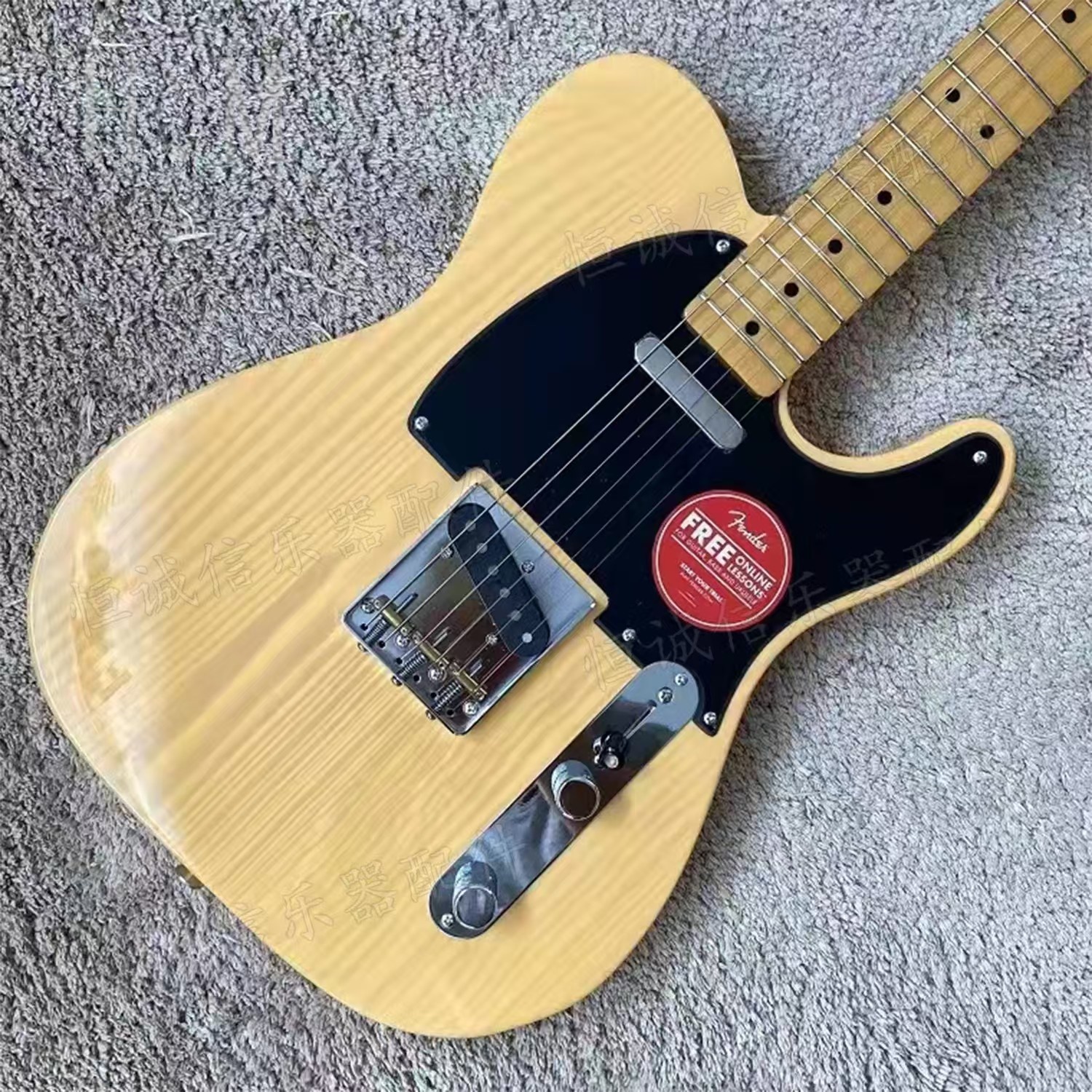 Puente de cenicero de tres monturas de compensación de latón, puente de guitarra, pastilla completa para accesorios de guitarra eléctrica Telecaster Tele-TL
