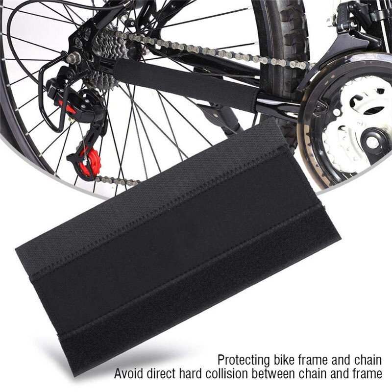 Fiets Frame Bescherming Ultralight Bike Frame Protector Chain Achtervork Guard Cover Fietsen Chain Cover Black Fiets Accessoires