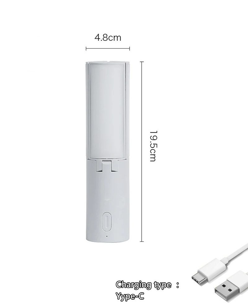 Falten Outdoor Camping Tragbare Wiederaufladbare Hohe Kapazität Notfall Lampe Taschenlampe Hängen Zelt Hängen Licht Laterne: Default Title