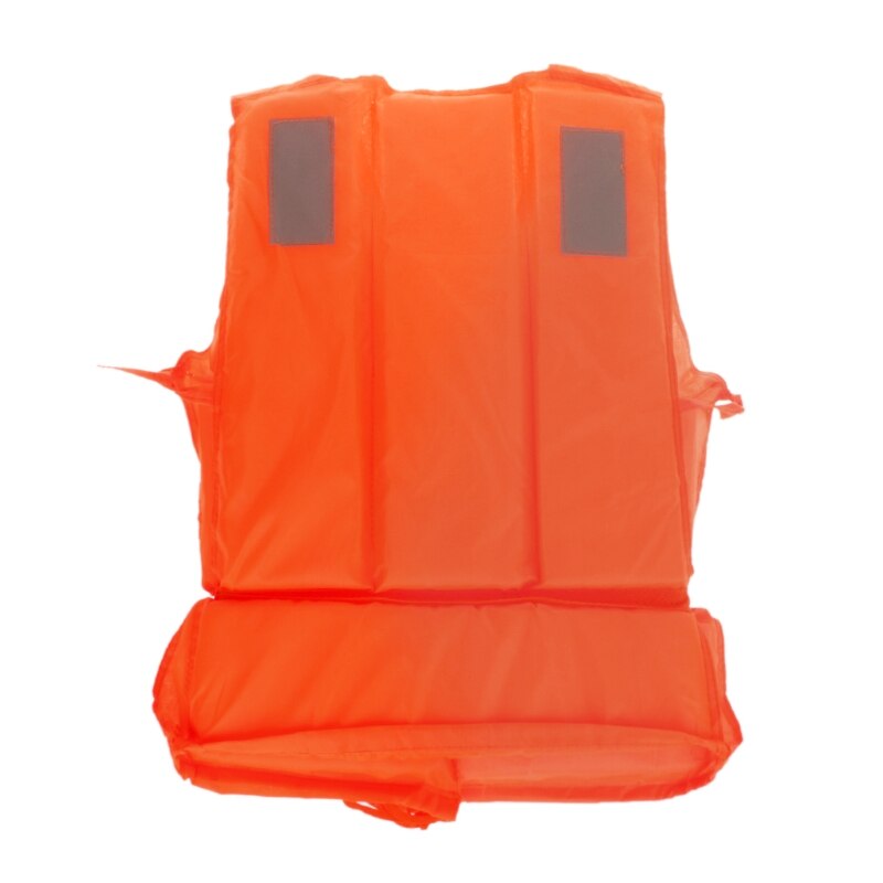 Oranje Volwassenen Foam Beursgang Drifting Zwemmen Reddingsvest Vest Met Fluitje J6PF
