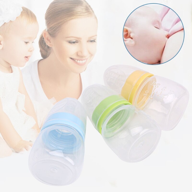 1pc 60ml 2OZ Siliconen Standaard Hals Baby Zuigelingenvoeding Nursing Tepel Fles