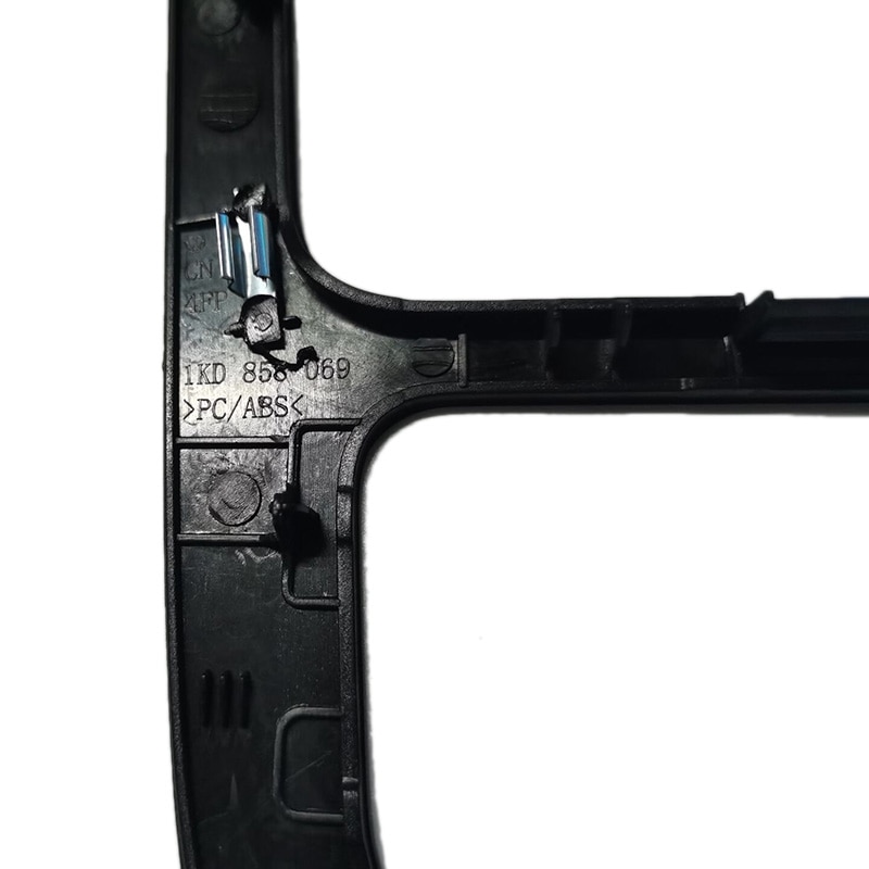 For Jetta Golf 5 MK5 MK6 1KD 858 069 Car Automatic Air Conditioning Panel CD Panel Surround Radio Black Cover Trim Stickers