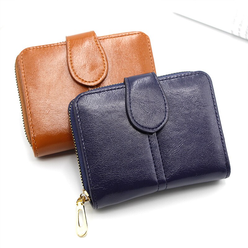 Purdored-porta-cartões de couro pu feminino/masculino com zíper, estojo para cartões de visita, bolsa para moedas, 1 peça