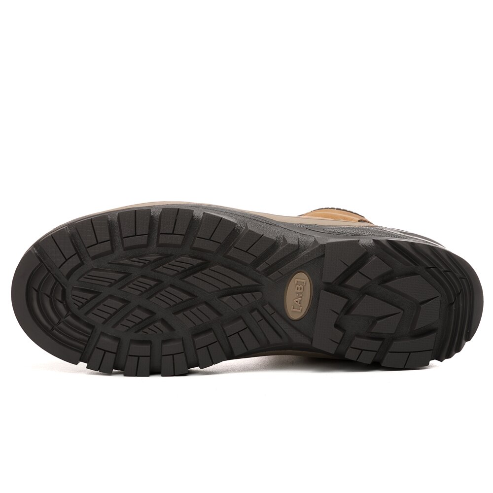 Big Size 40-46 Mannen Laarzen Voor Mannen Winter Sneeuw Laarzen Warm Bont & Pluche Lace Up hoge Top Mannen Schoenen Sneakers Laarzen