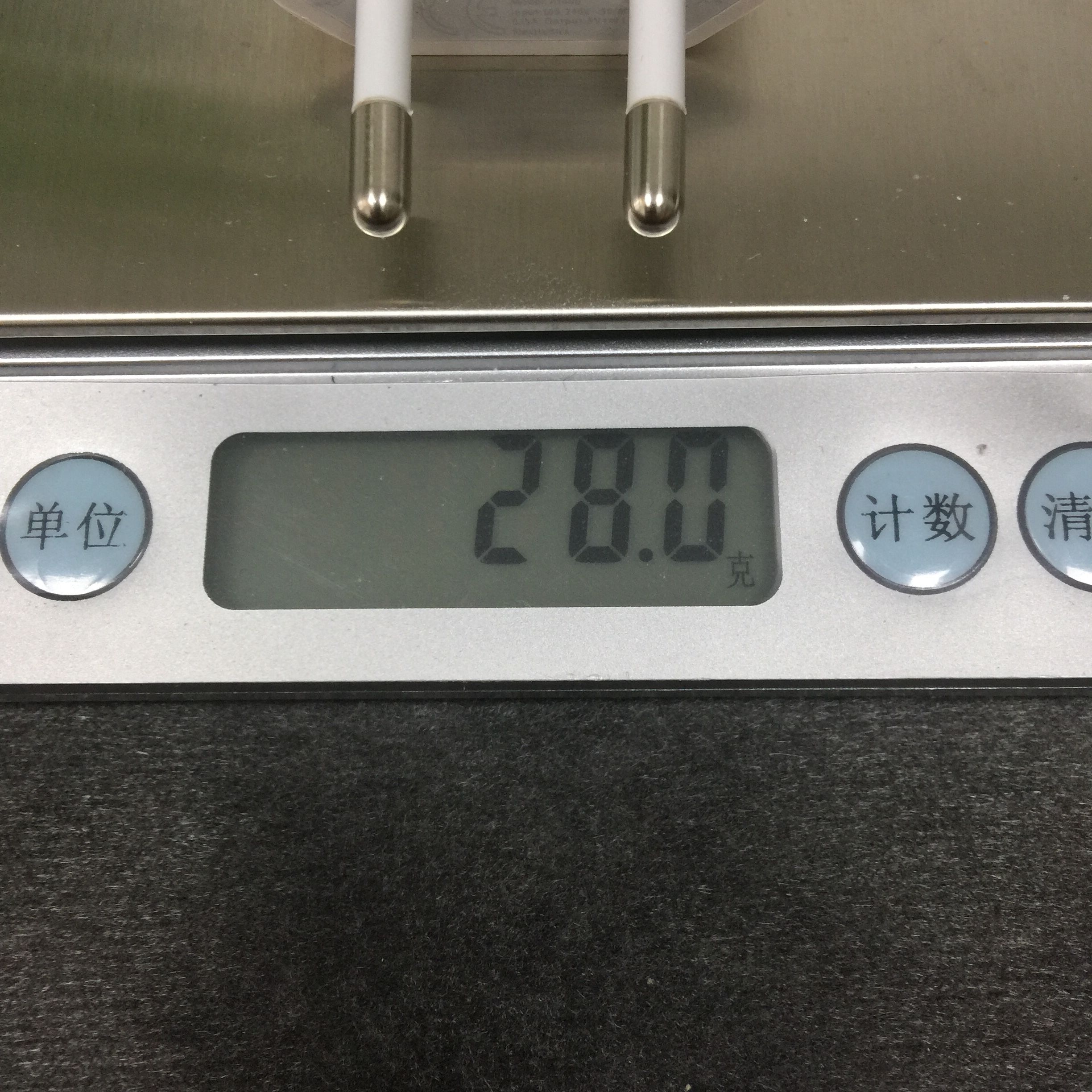 10 pièces/lot d'origine 28g A1400 prise ue USB chargeur mural adaptateur secteur pour iphone 7 8 6 6S plus 5 5S prise ue avec boîte