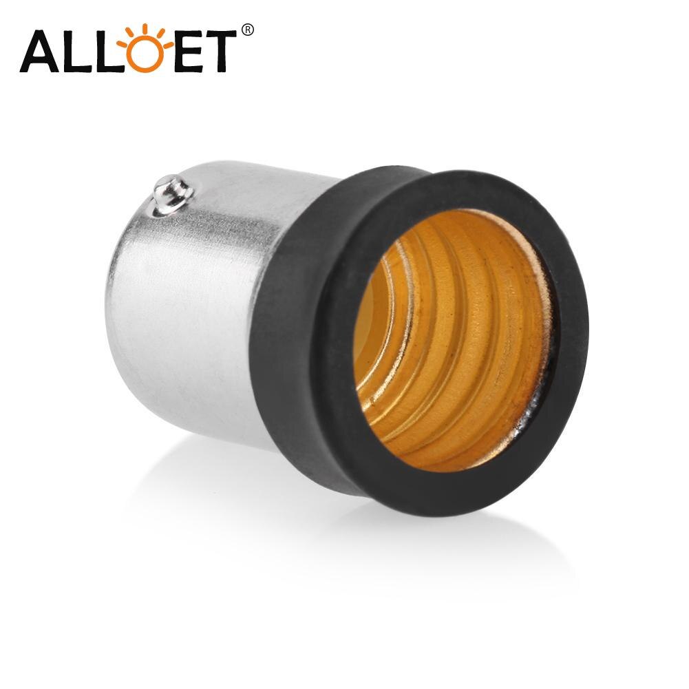 BA15D Om E14 Base Led Light Bulb Lamp Adapter Converter Screw Socket