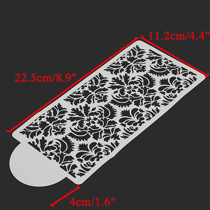 Aomily Flower Cake Stencil Fondant Decorating Stencils Templates Mold Baking Cake Tools Style Wedding Baking Tools