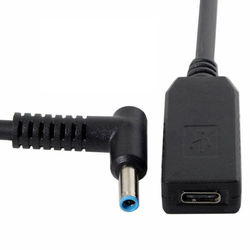 Usb 3,1 tipo C usb-c a Dc 20V 4,5 3,0 Mm para Dell Hp Power Pd Cable disparador