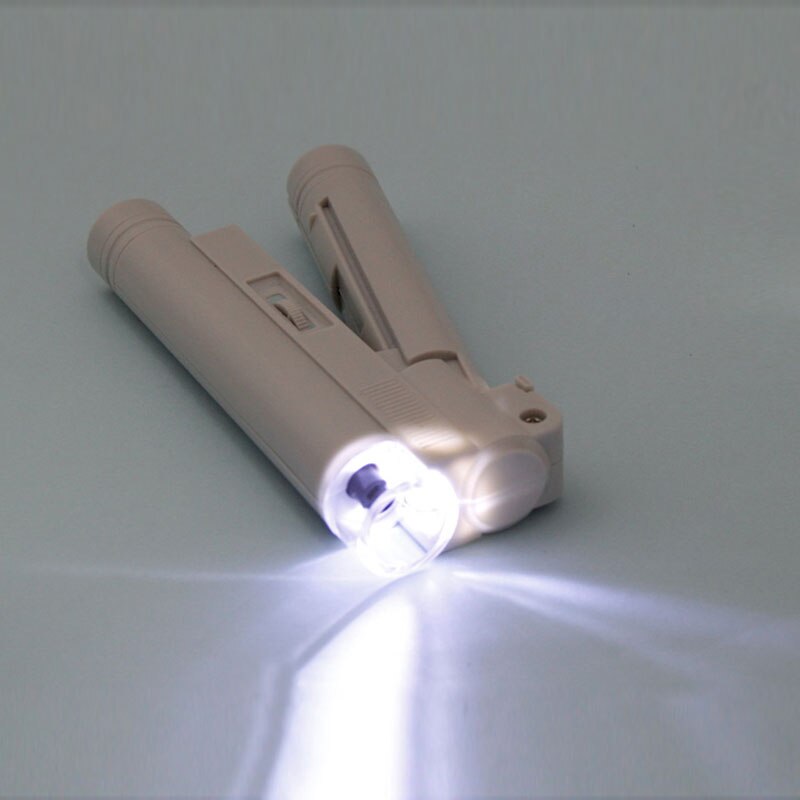 40 80 100 150X Pocket Mini Microscope Illuminated Portable Magnifier Jewelry Loup Reading Scale Magnifying Glass with Led Lights