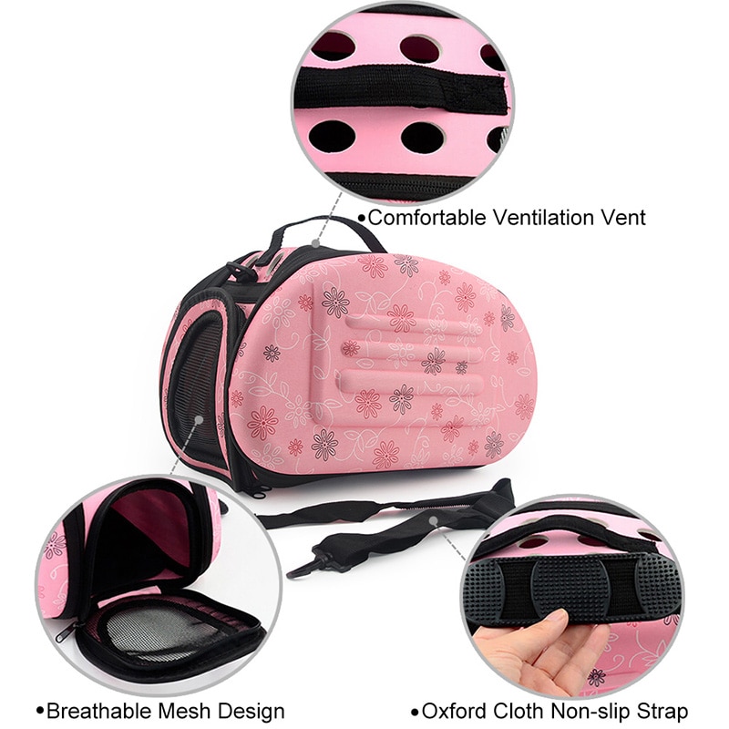 Sac pour animaux de compagnie chien chat transporteur sac à main voyage Portable respirant chat transporteur sac pliable sac à bandoulière transporteur pour chiot moyen chien