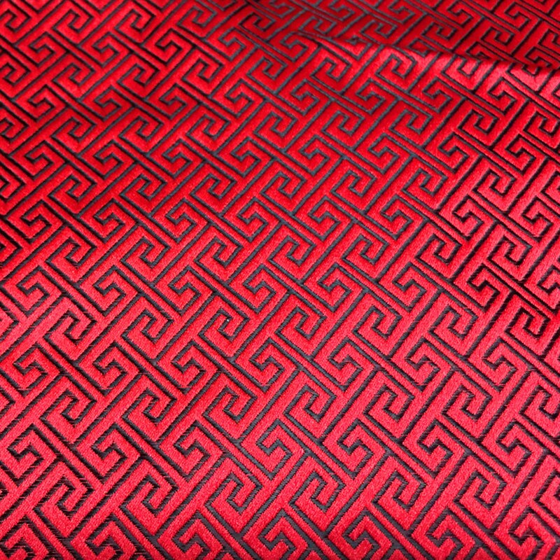 Kinesisk stil brokade jacquard satin stof materiale til syning cheongsam kimono og tasker til gør-det-selv