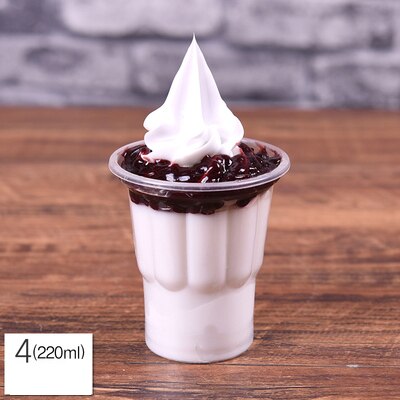 Simulation Sundae glace échantillon factice en plastique lait fruits Sundae modèle faux Sundae accessoires fenêtre affichage