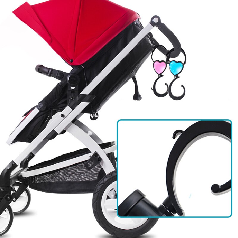 2 pièces universel momie Buggy Clip landau poussette poussette crochet sac à provisions crochet pince bébé poussette accessoires de