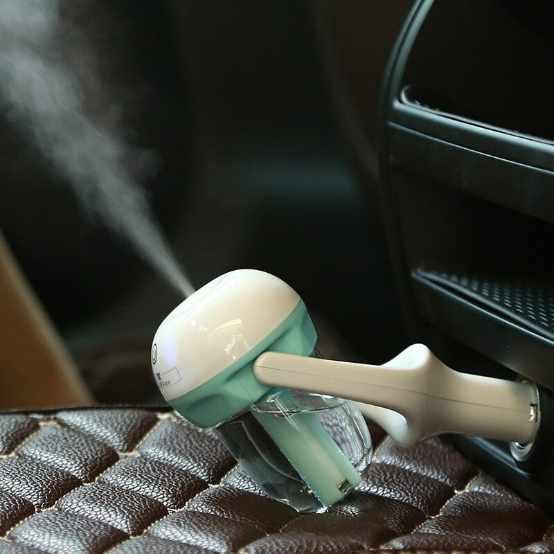 12v bil dampfugter luftrenser aroma diffuser æterisk olie diffusor aromaterapi tåge maker fogger en -a100