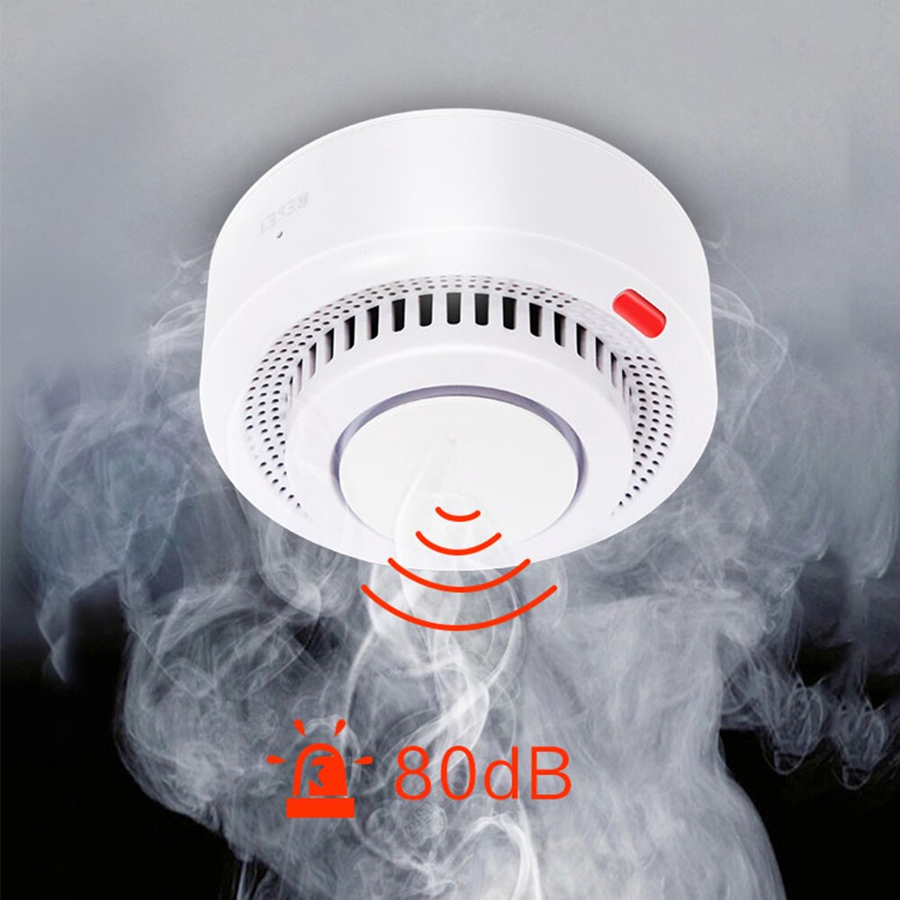 Smart Home Automation Wifi Smart Smoke Detector Tuya Smart Life Fire Alarm Sensor Home Security System