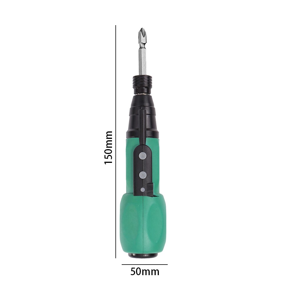 Electric Screwdriver LED Anti-Slip Rod Handle Electric Automatic Screwdriver Kit with Bit Torque USB Drill Electric Batch Tool