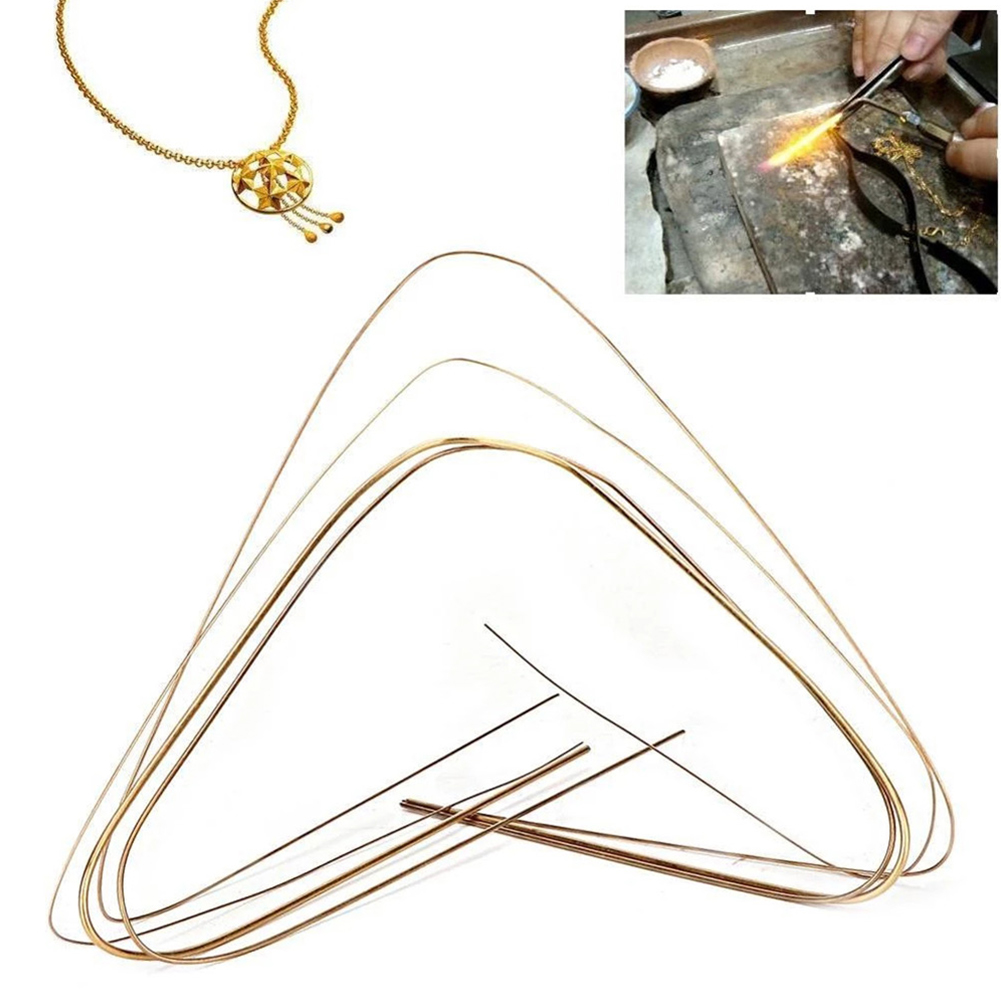 10pcs 1.64ft Gold Welding Rods Gold Soldering Wire... – Grandado