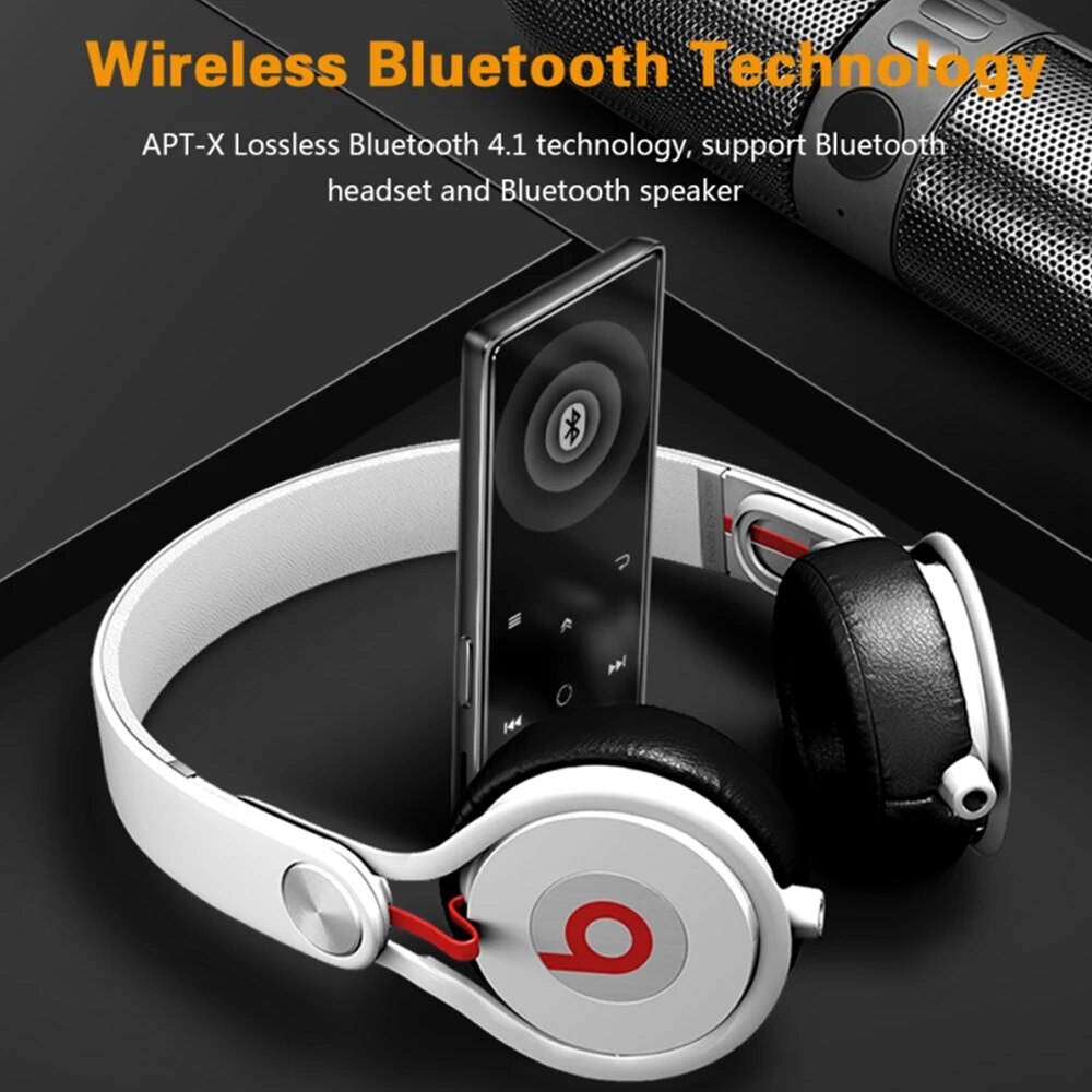 BENJIE M8 Bluetooth MP3 Player Voice Recorder 1.8inch Touch Screen Lossless Music HIFI Player Audio Walkman With FM Radio E-book