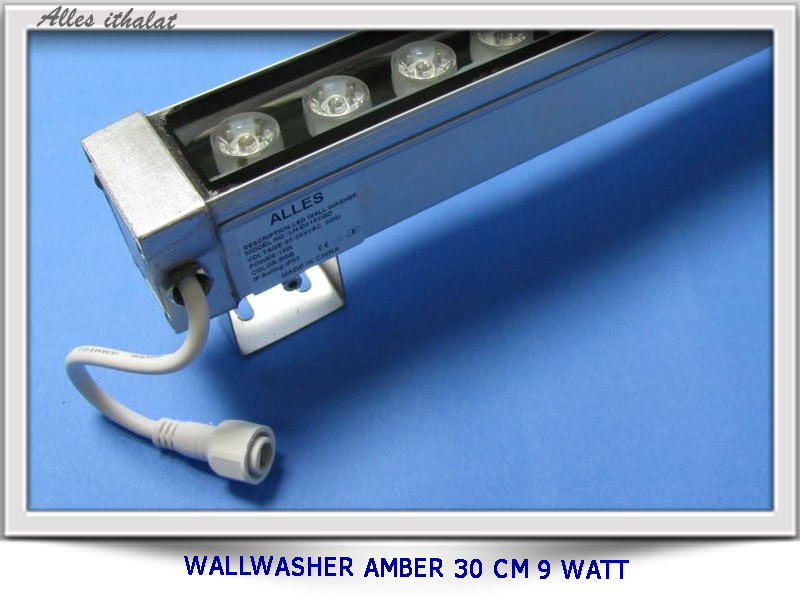 Wallwasher Geel Amber 30 Cm 9 Watt