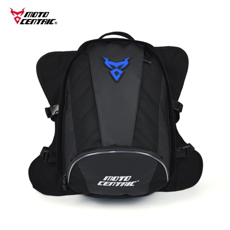 Motocentric motorsykkel drivstofftank baksete bakre bag multifunksjonell ryggsekk motorsykkel navigasjonsbag universal