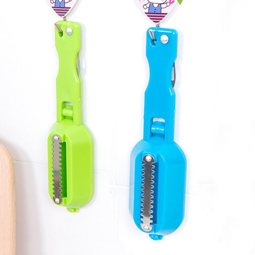 1 Pcs Cleaning Schubben Tool Met Mes Schrapen Schubben Multifunctionele Vis Doden Gadget Keuken Koken Accessoires