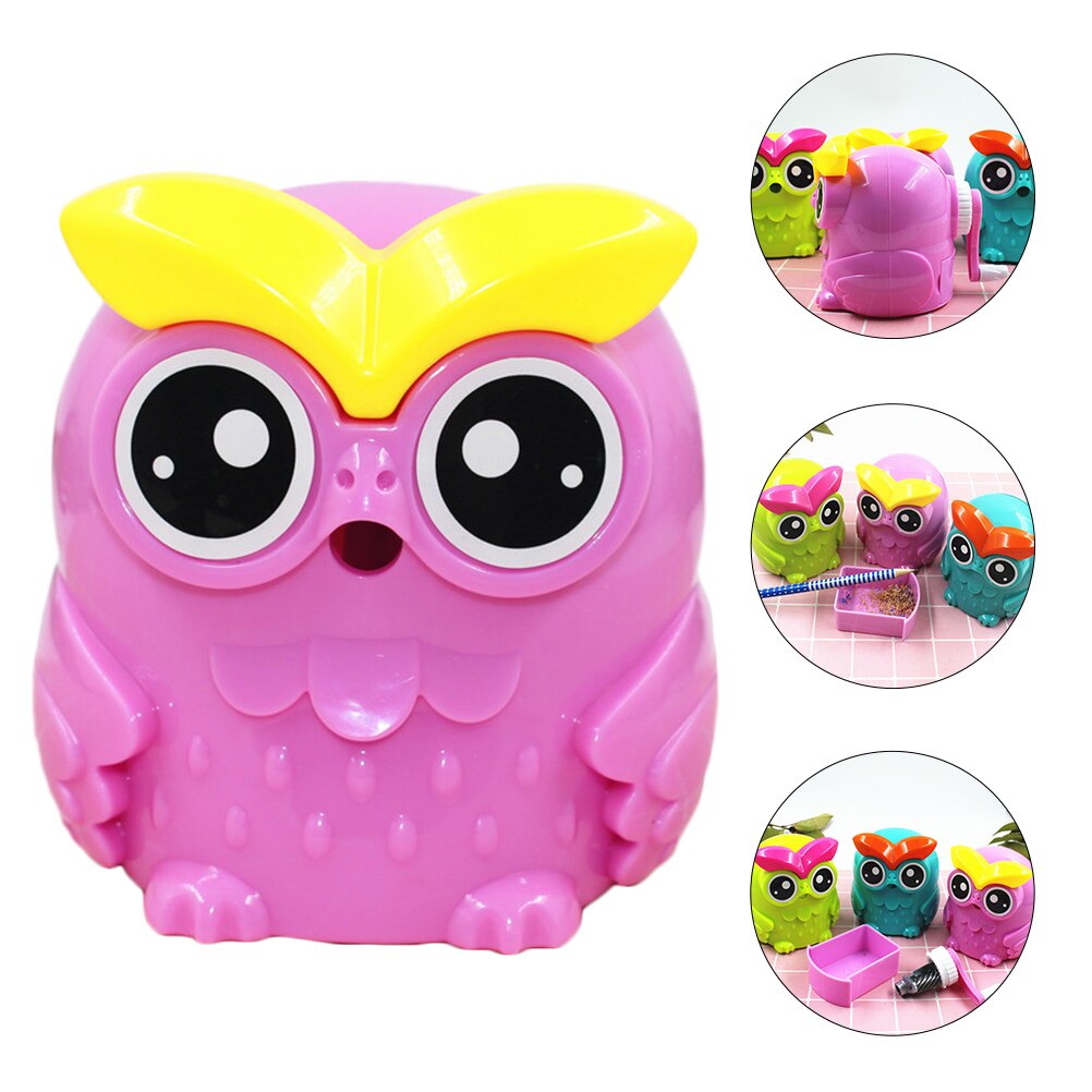 Adorable Owl Pencil Sharpener Pencils Sharpening Tool (Random Color)