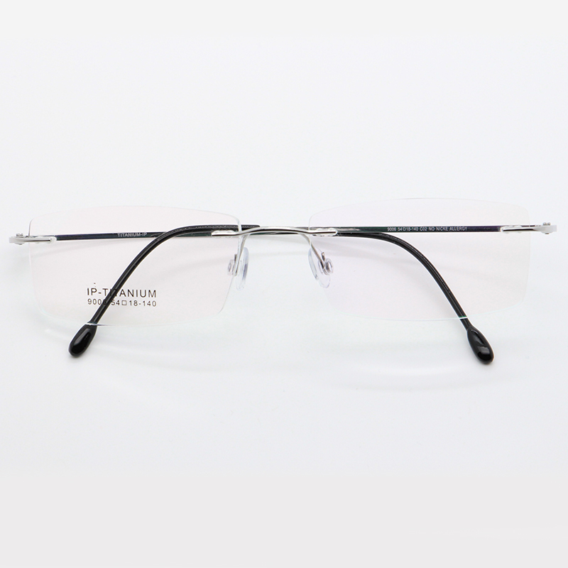 BCLEAR B-montura de gafas de titanio para hombre y mujer, anteojos cuadrados con prescripción sin montura, montura óptica coreana para miopía, novedad de