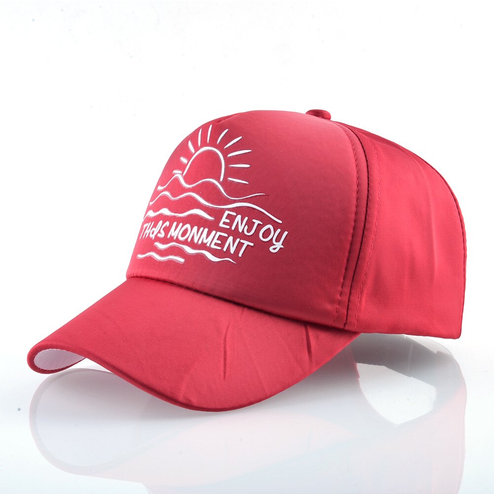 Trucker hoed lente en herfst baseball pet heren outdoor zonnehoed dames zomer casual zonnehoed golfhoed: Rood