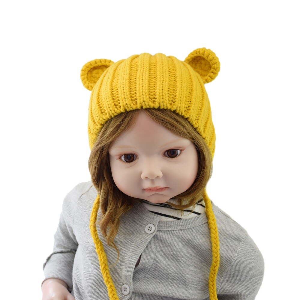 Sombrero de niña chico bebé 6 meses a 3 años invierno niñas recién nacidas sombreros para niño pequeño gorro invierno lana pasamontañas