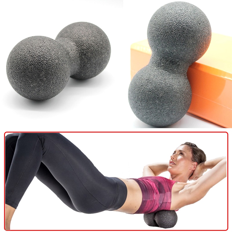 Yoga skum blok roller peanut ball blok peanut massage roller ball terapi relax motion yoga kvinder fitness udstyr