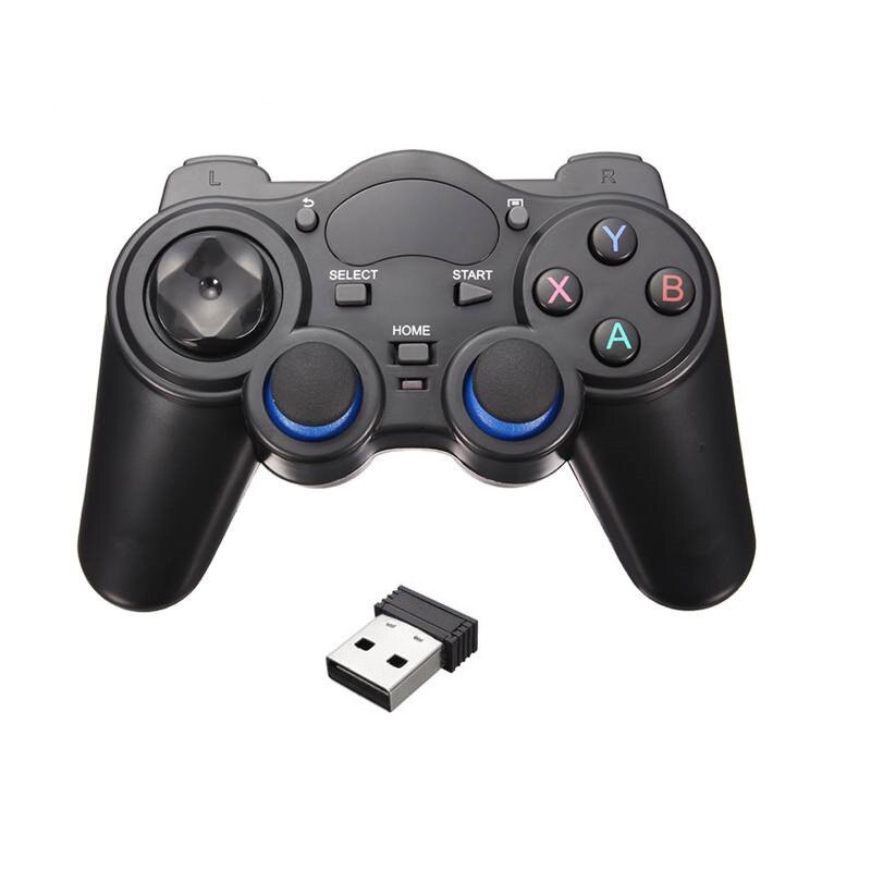 2.4G Wireless Game Gamepad Joystick Gamepad with USB Receiver for PS3 /PC/Android Smartphone/Super Console X