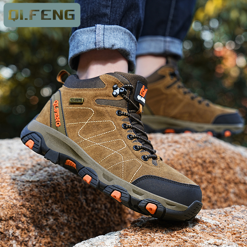 Herren hoch oben Wanderschuhe fortschritt liche rutsch feste Turnschuhe bequeme Schuhe für alle-Terrain-Abenteuer Klettern Jagd Wandern