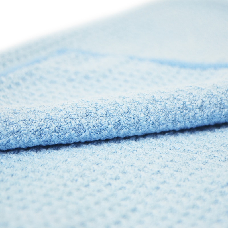 Autopleje det bedste vandmagnet mikrofiber tørrehåndklæde med vaffelvæv til bil, bad, køkken og hunde 23.6 " x 31.5 " blå