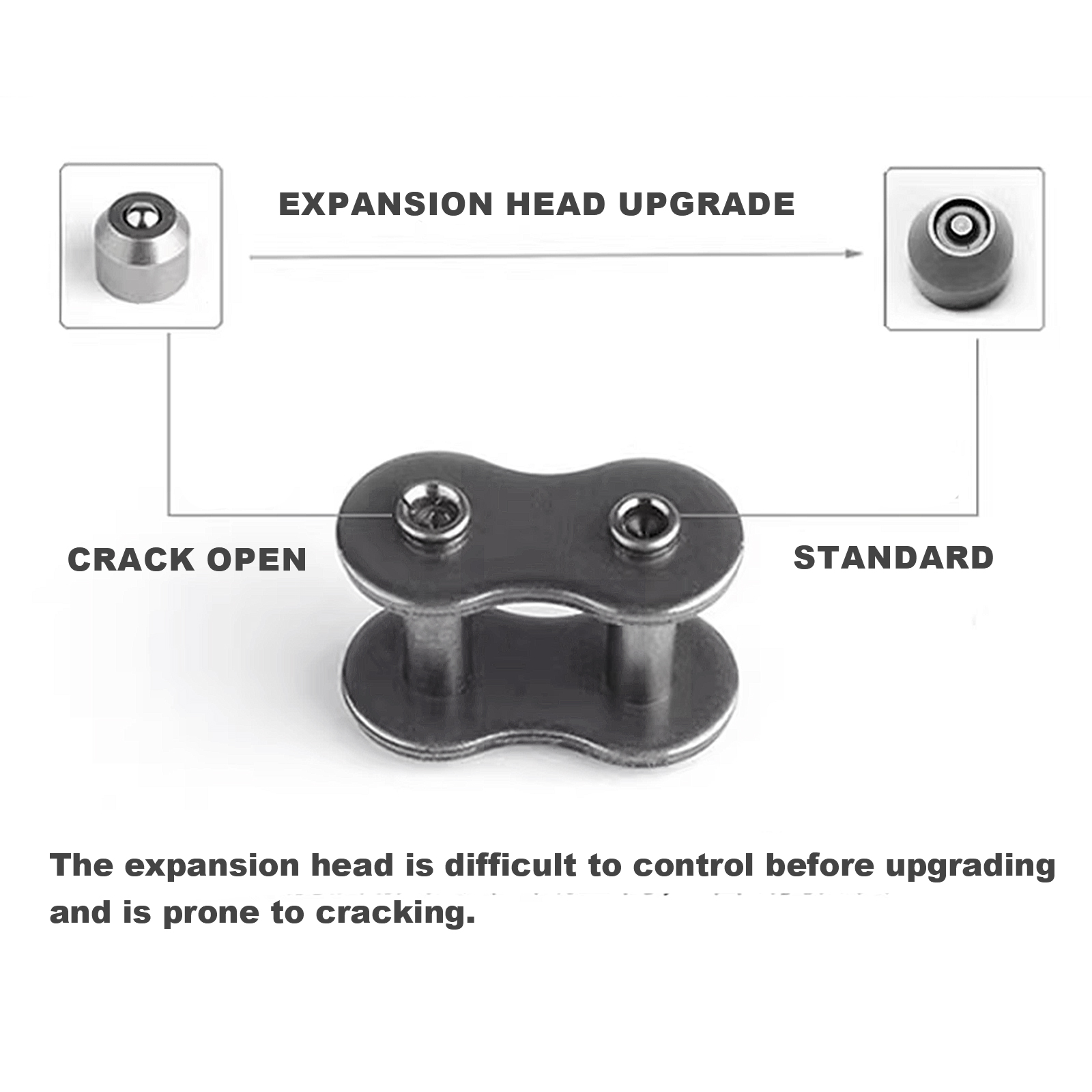 Motorcycle Bike Chain Breaker Splitter Riveting Tool Repair Tools Set Launches Chain Pin Press Handle Motorbike Chain Riveter