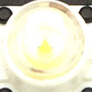 5 pezzi di pulsanti illuminati 12*12, rosso, giallo, blu, verde, bianco, portato, interruttore a sfioramento, pulsante, micro pulsante, normalmente aperto: bianca leggero