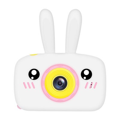 Kinderen Mini Camera Full HD 1080P Draagbare Digitale Video Foto Camera 2 Inch Scherm Kinderen ForKid Spel Studie camera 3: WHITE