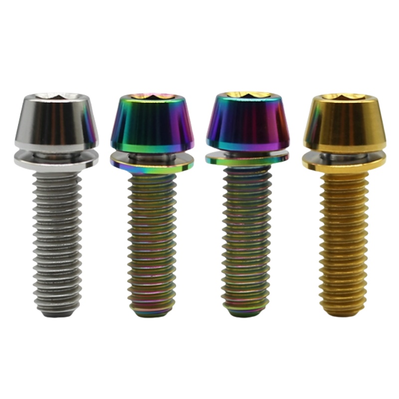 Fahrrad Lenkung Lenker Vorbau Schrauben Bolzen Bunte Edelstahl M5 * 20mm M6 * 20mm fahrrad Vorbau Schrauben/Abstandshalter Teile