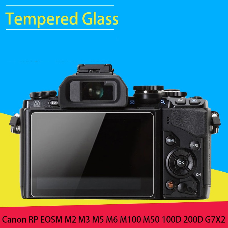 Gehard Glas Lens LCD Screen Protector Beschermende Voor Canon EOS M M2 M3 M5 M6 M10 M50 M100 100D KUS 100