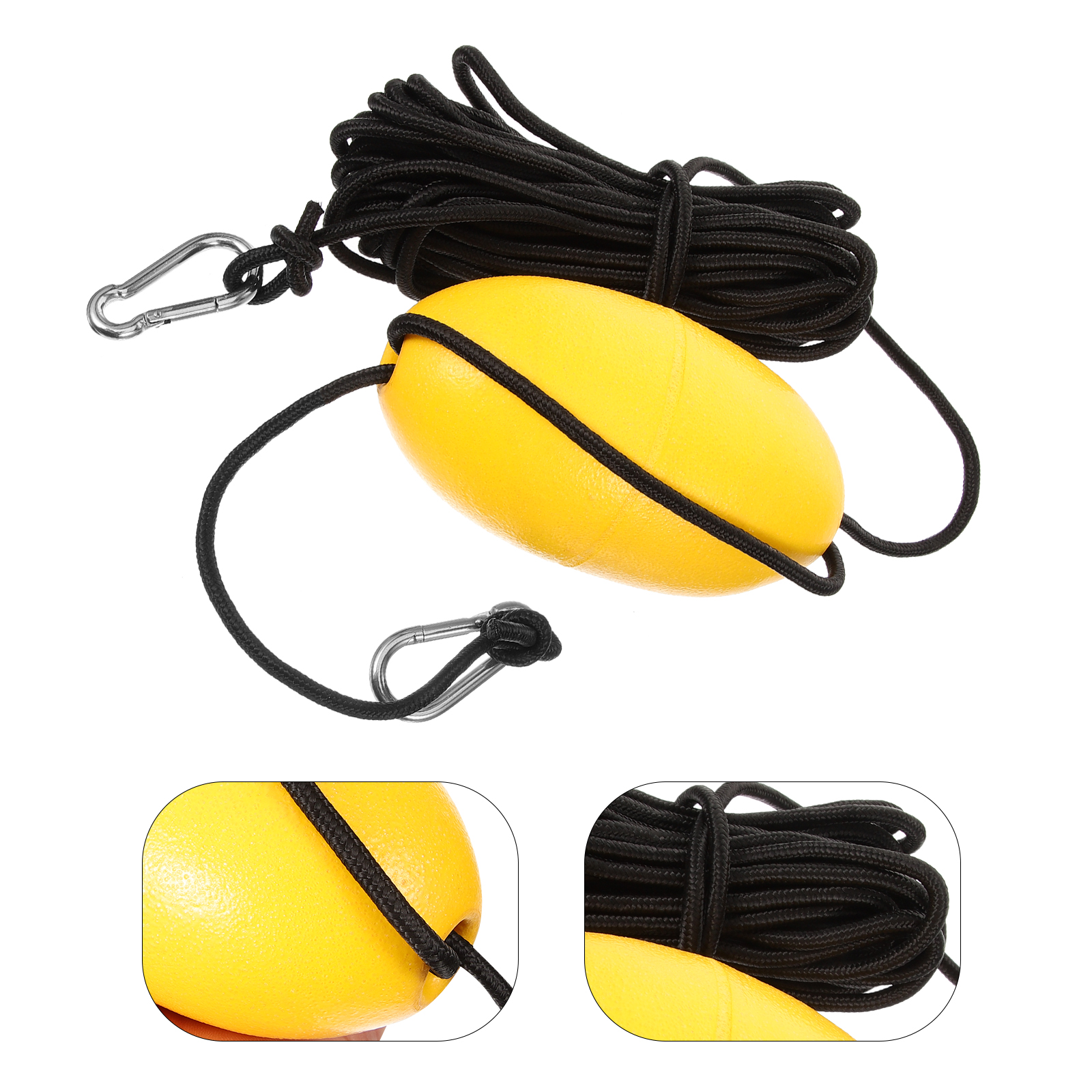 Anchor Nylon Buoy Kayak Floating Globe Rope Hook Boat Multipurpose Ball Stainless Steel Clip Portable High Density for