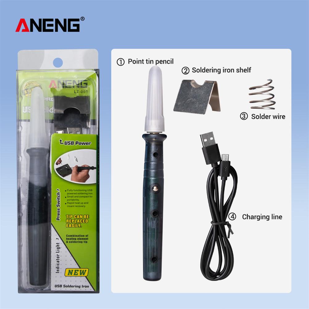 5V 8W Portable USB Soldering Iron Pen Mini Tip Adjustable Temperature Electric Powered Soldering Station Welding Repair Tools