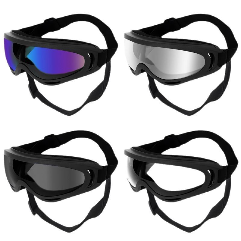 Lunettes de soleil réglables pour animaux de compagnie, Anti-UV, Protection des yeux, noires, largement utilisées, fournitures pour chiens de compagnie