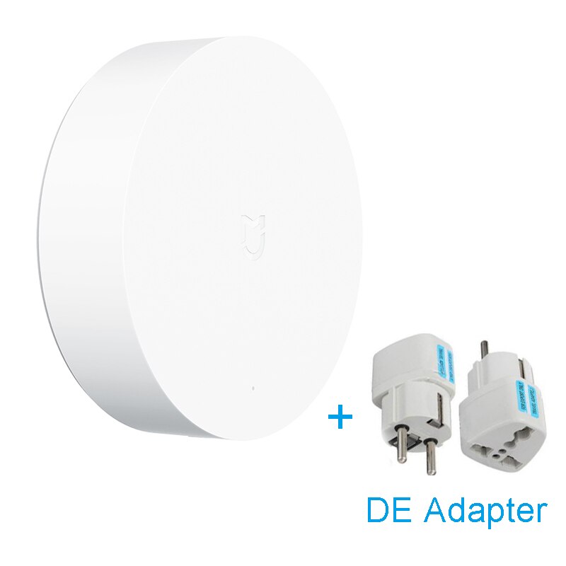 Xiaomi MIJIA multimodo hub de enlace ZigBee 3,0 WiFi Bluetooth de malla Compatible con HomeKit MIJIA Smart casa remoto centro de Control: Add DE adapter